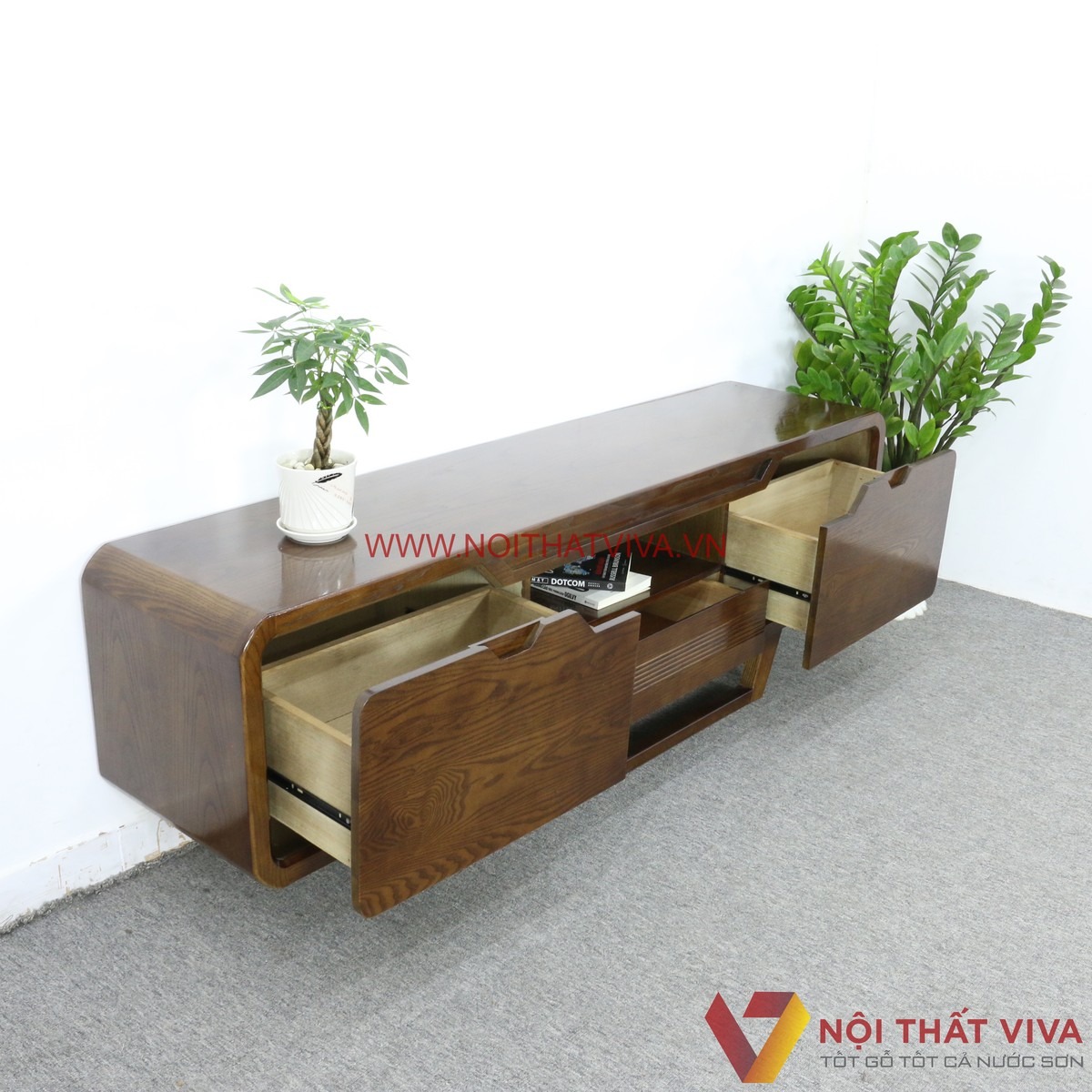  Top 6 mẫu kệ tivi gỗ tự nhi&ecirc;n hiện đại, đẹp ng&agrave;y Tết b&aacute;n chạy nhất