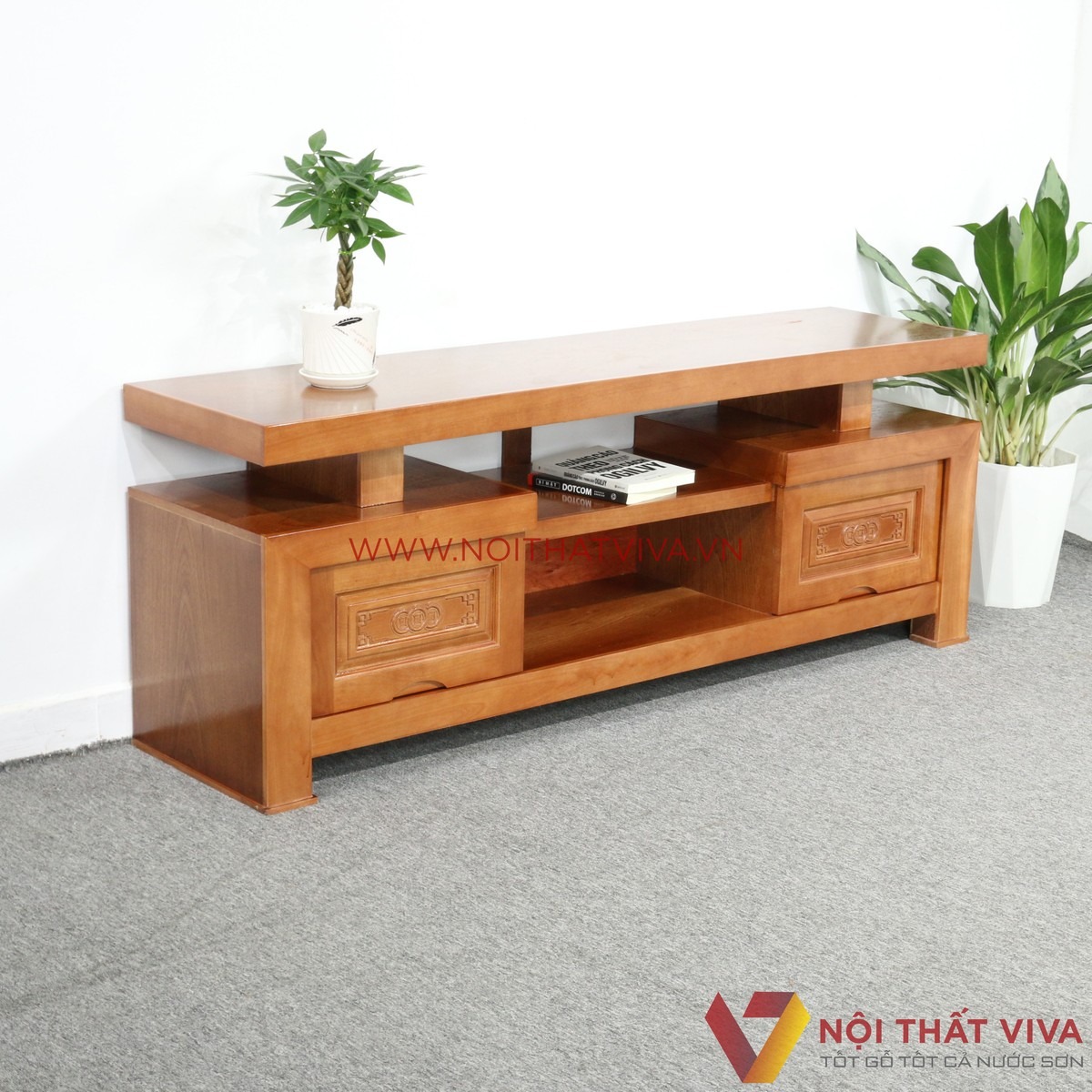  Top 6 mẫu kệ tivi gỗ tự nhi&ecirc;n hiện đại, đẹp ng&agrave;y Tết b&aacute;n chạy nhất
