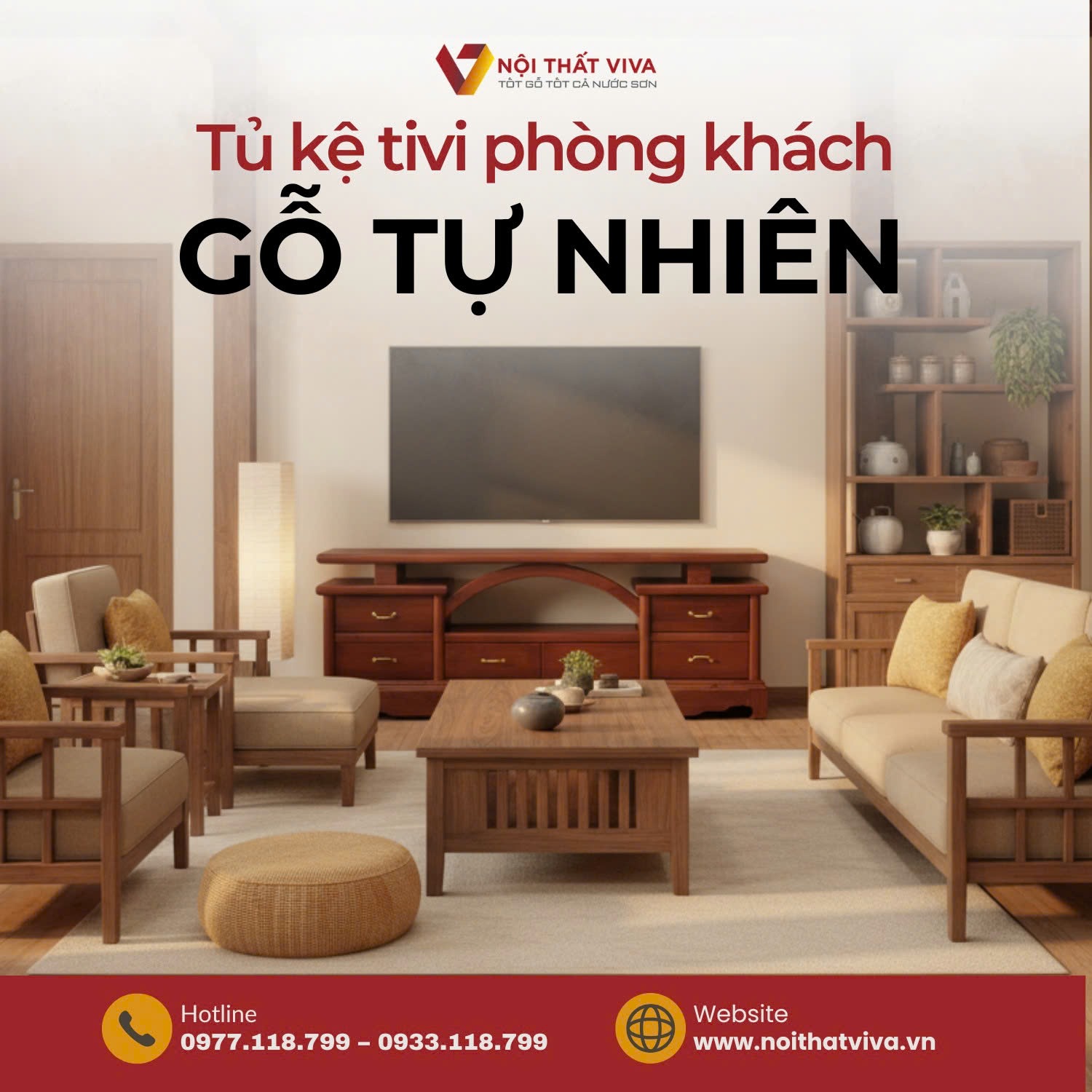  Top 6 mẫu kệ tivi gỗ tự nhi&ecirc;n hiện đại, đẹp ng&agrave;y Tết b&aacute;n chạy nhất