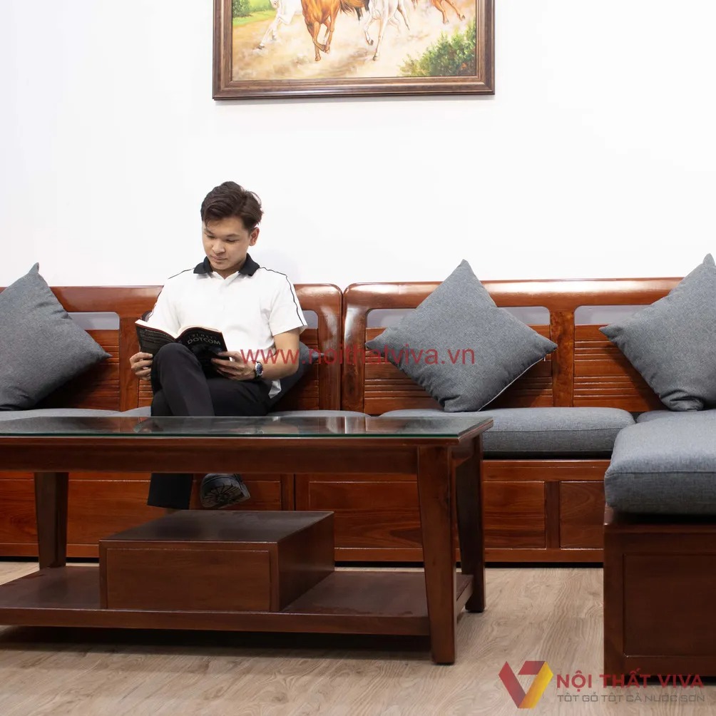 Top 5 mẫu sofa gỗ đẹp, bền bỉ nhất cho ph&ograve;ng kh&aacute;ch dịp Tết 2026