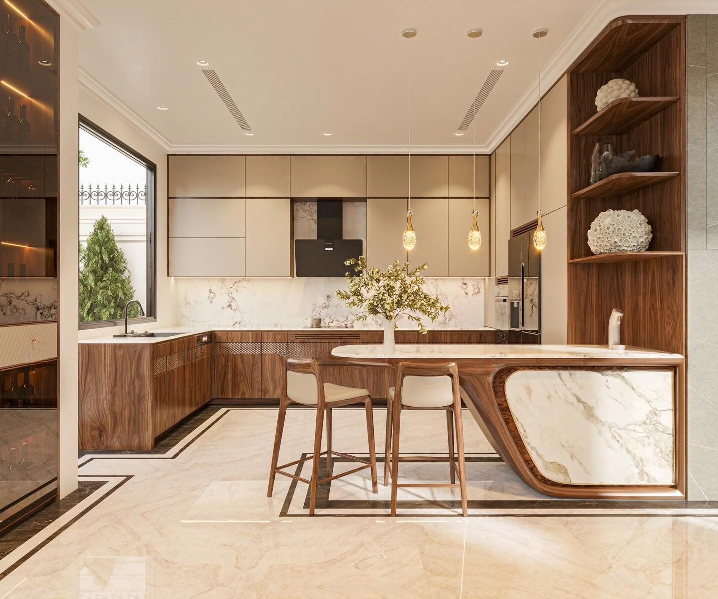 Top 5 mẫu tủ bếp cao cấp hiện đại đẹp nhất 2026, xu hướng mới