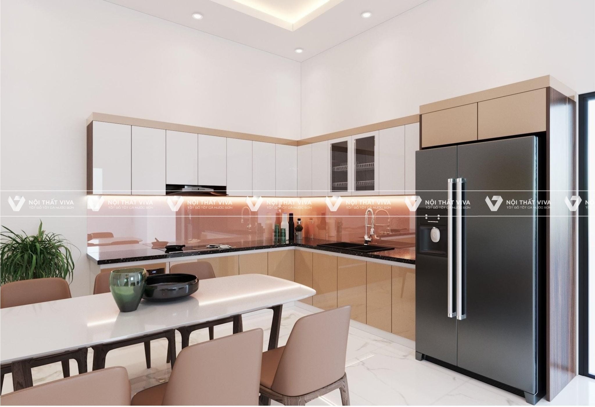 Top 5 mẫu tủ bếp cao cấp hiện đại đẹp nhất 2026, xu hướng mới