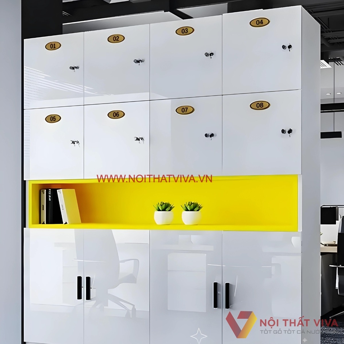 Top 5 mẫu tủ locker văn ph&ograve;ng được ưa chuộng nhất hiện nay
