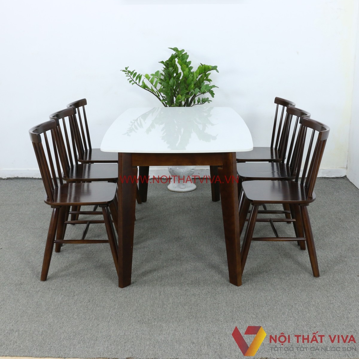 TOP 5 mẫu bàn ăn mặt đá chân gỗ siêu bền, tuyệt đẹp "nóng hổi" cho căn bếp 