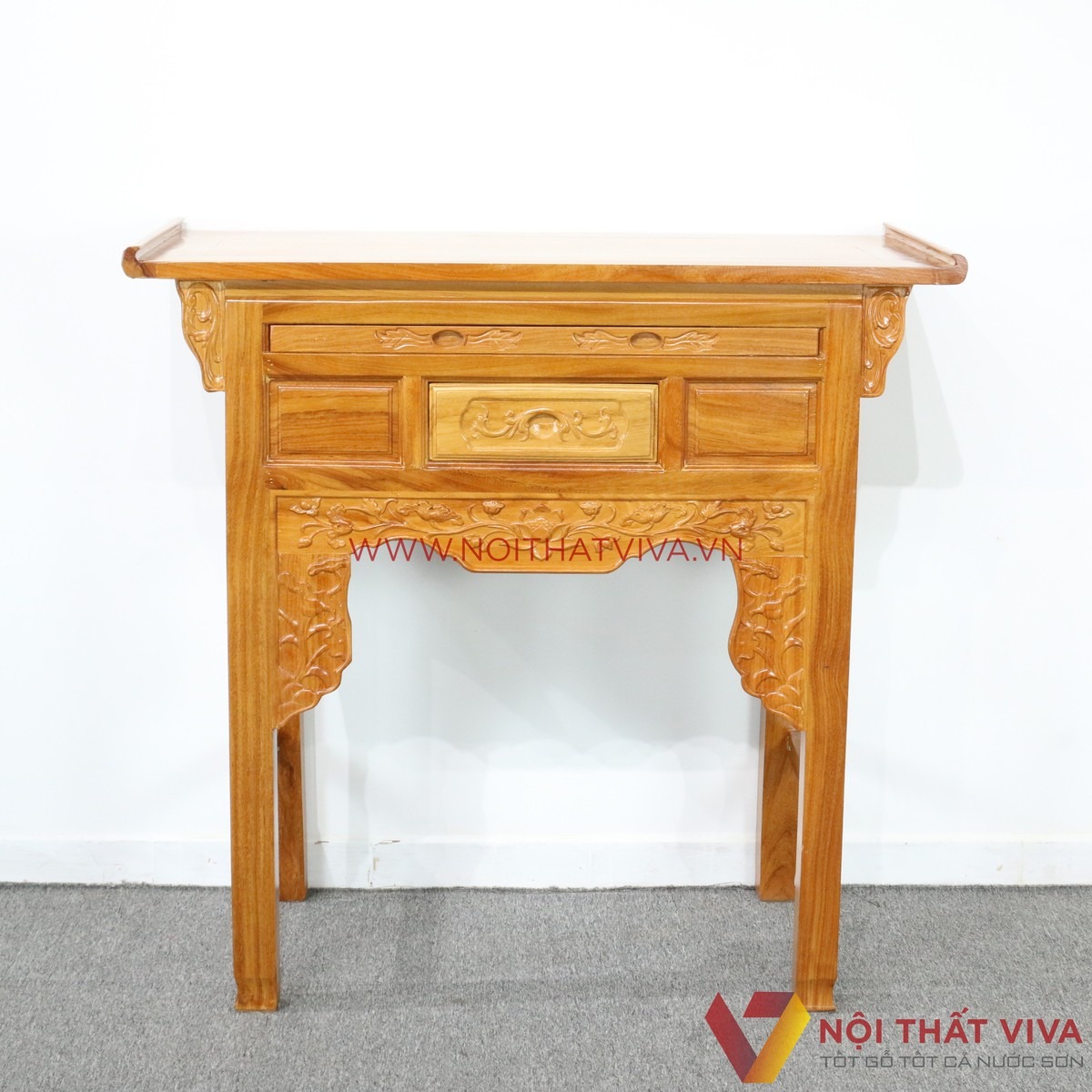 Top 6+ mẫu b&agrave;n thờ gỗ đẹp, chuẩn phong thủy b&aacute;n chạy nhất hiện nay