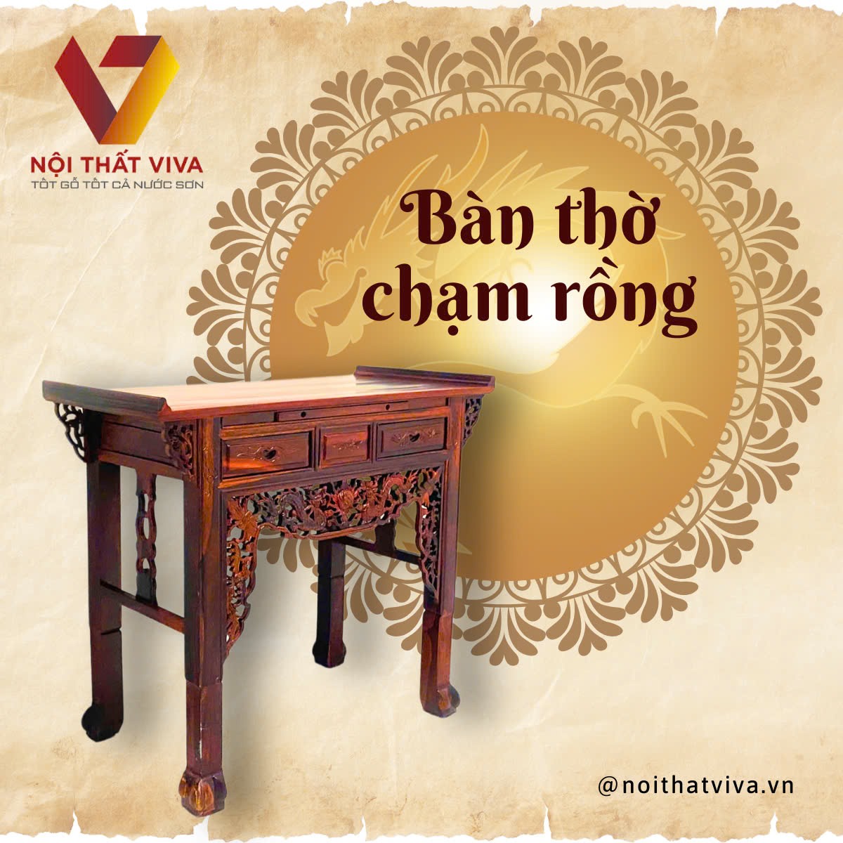 Top 6+ mẫu b&agrave;n thờ gỗ đẹp, chuẩn phong thủy b&aacute;n chạy nhất hiện nay