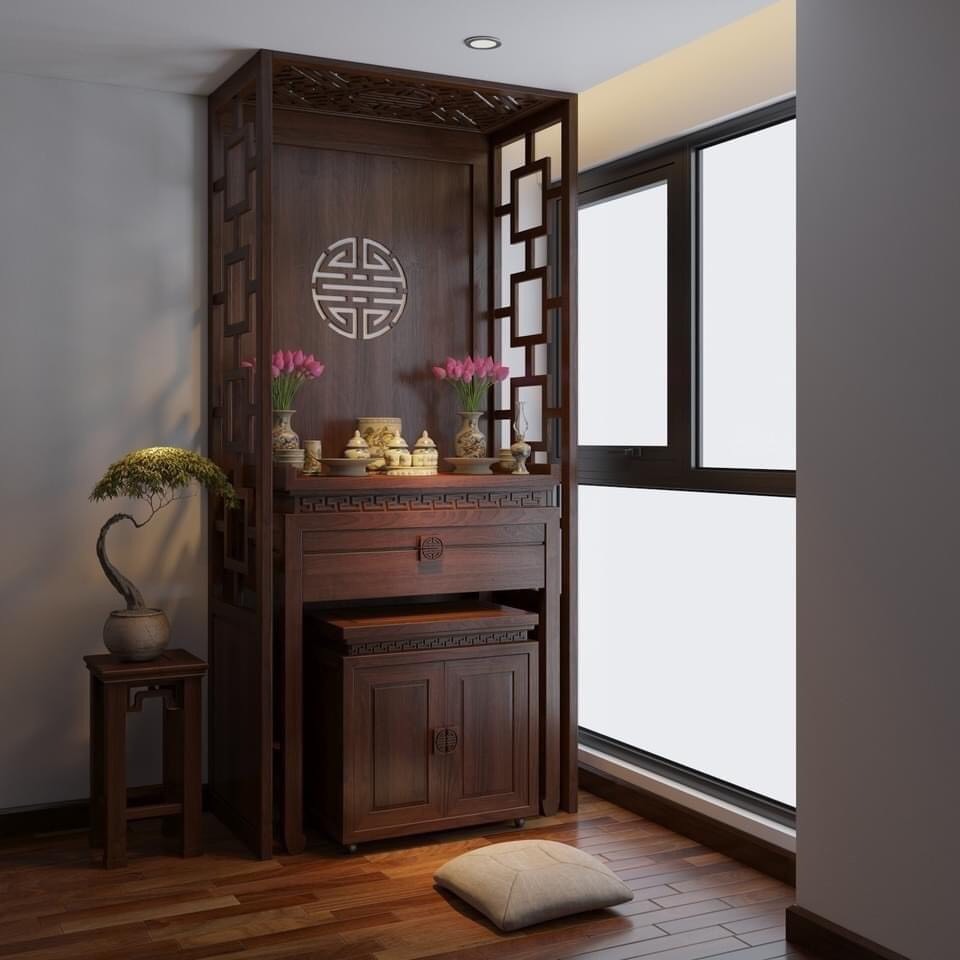 Top 7 bàn thờ hiện đại "chuẩn gu" cho chung cư nhỏ, hợp xu hướng