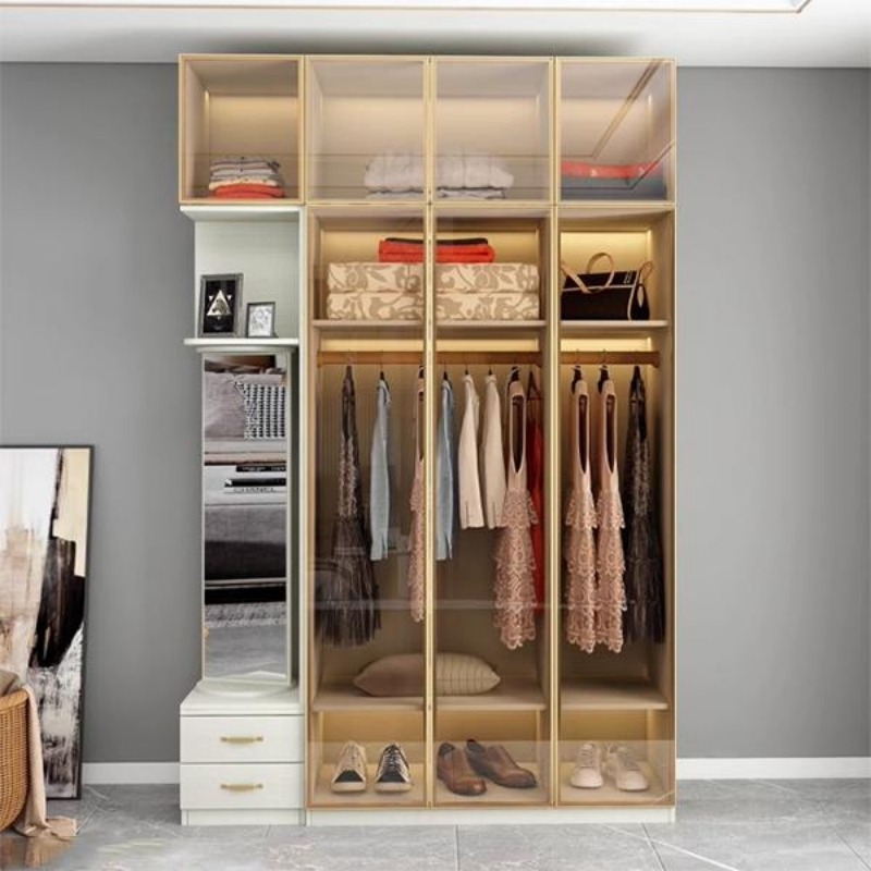 Top 9 mẫu tủ nhôm cánh kính hiện đại, đẹp nhất kèm báo giá chi tiết