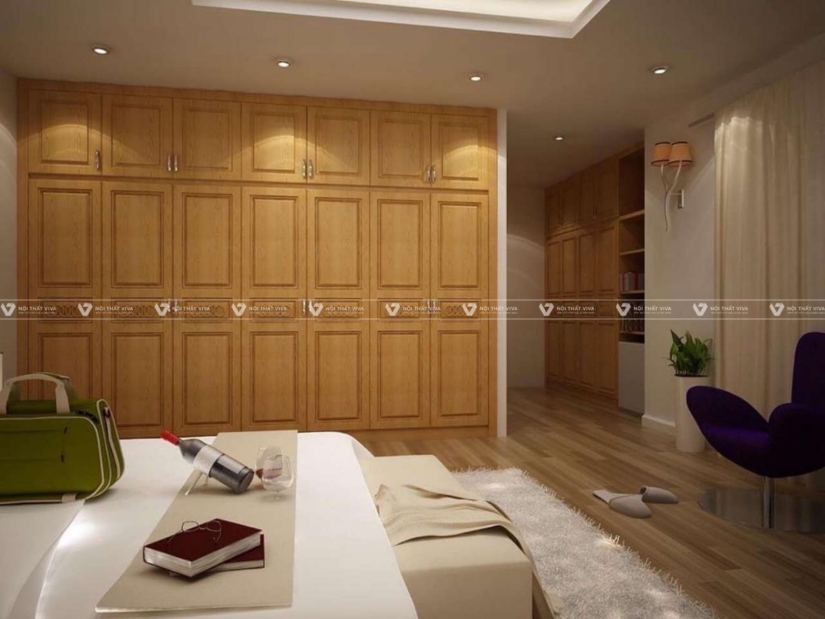 Top 9+ mẫu tủ quần áo kịch trần đẹp gỗ tự nhiên thịnh hành nhất