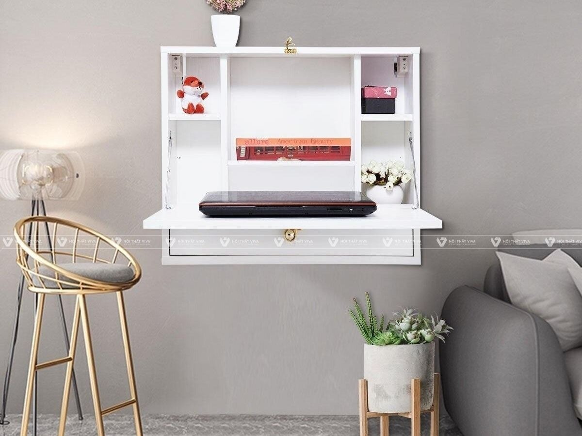 Top mẫu bàn làm việc gấp gọn thông minh, tiết kiệm không gian được ưa chuộng 
