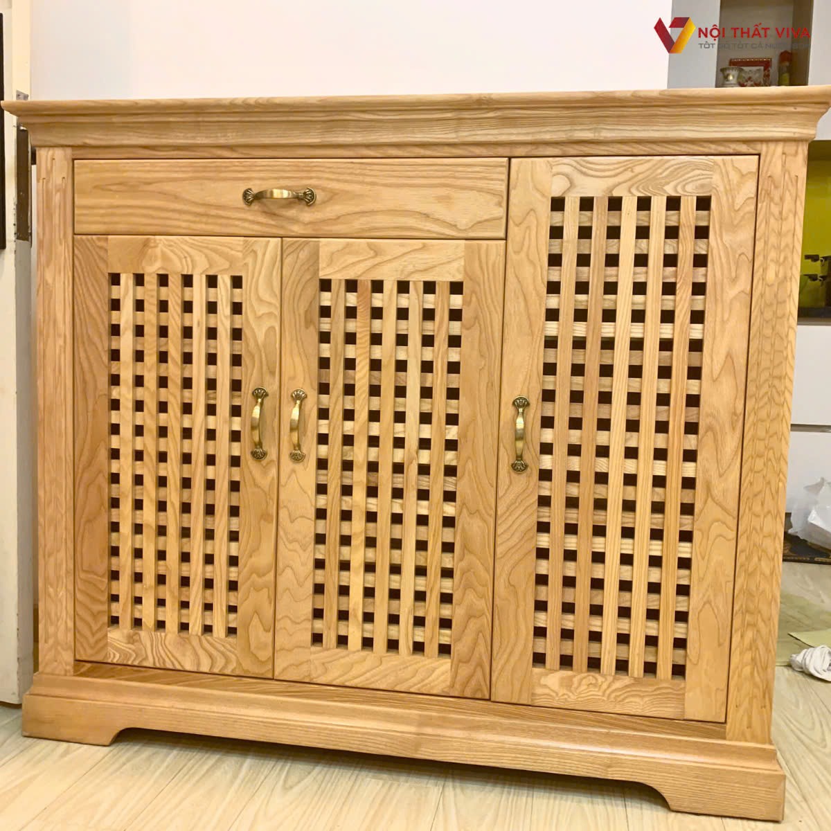  [TOP] Mẫu tủ giày gỗ sồi đẹp tại TPHCM, giá xưởng, chất lượng vượt trội