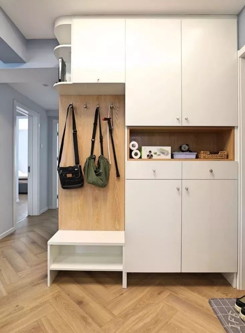 20+ mẫu tủ gi&agrave;y k&egrave;m ghế ngồi đẹp, hiện đại, đa năng tiết kiệm kh&ocirc;ng gian