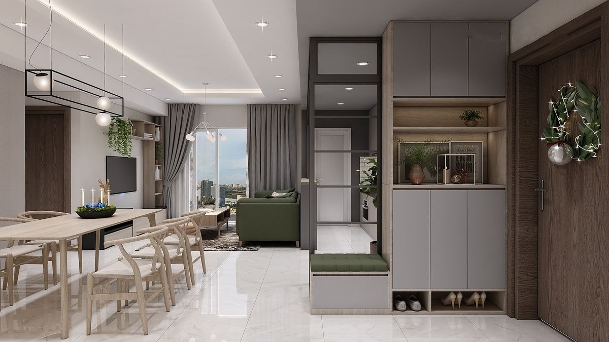 20+ mẫu tủ gi&agrave;y k&egrave;m ghế ngồi đẹp, hiện đại, đa năng tiết kiệm kh&ocirc;ng gian