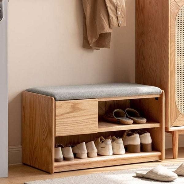 20+ mẫu tủ gi&agrave;y k&egrave;m ghế ngồi đẹp, hiện đại, đa năng tiết kiệm kh&ocirc;ng gian