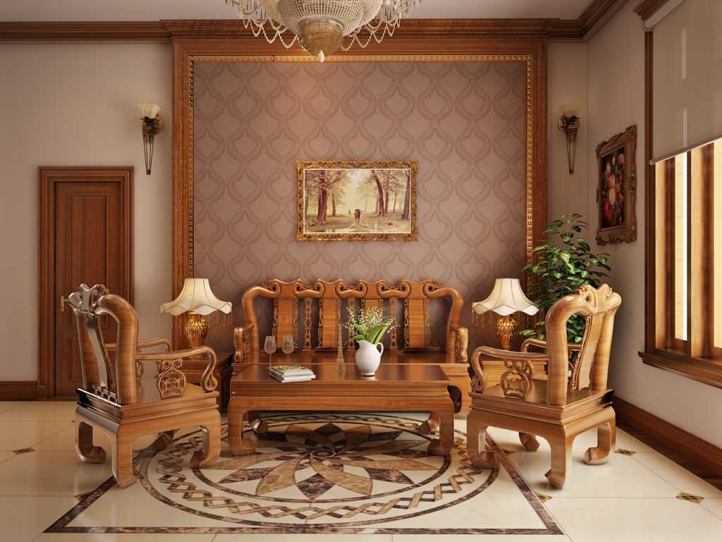 Tủ tường gỗ phòng khách là một trong những sản phẩm được ưa chuộng nhất trong năm