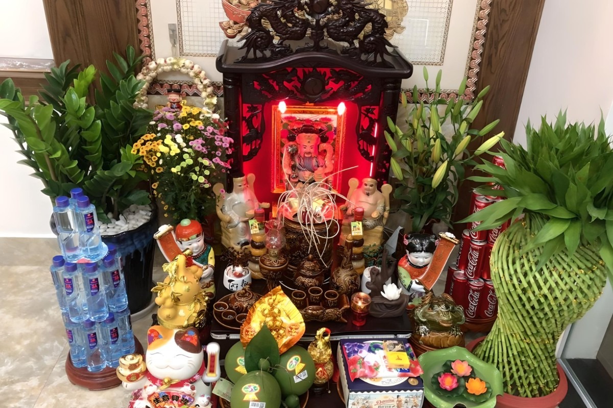 Trang tr&iacute; b&agrave;n thờ &Ocirc;ng Địa ng&agrave;y Tết sao cho đ&uacute;ng v&agrave; đẹp?