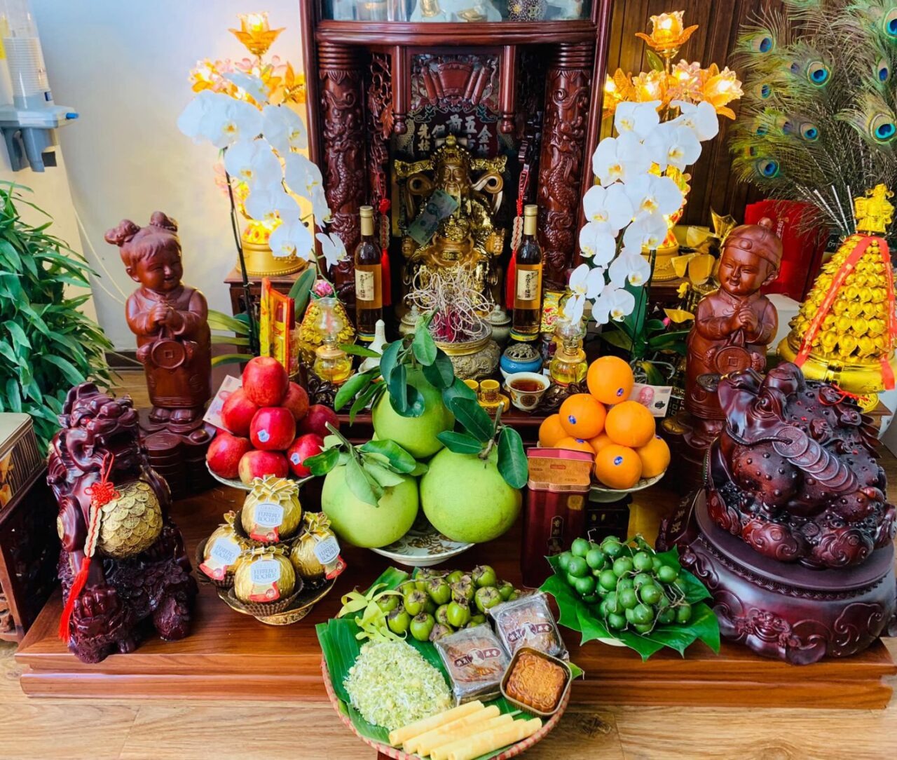 Trang tr&iacute; b&agrave;n thờ &Ocirc;ng Địa ng&agrave;y Tết sao cho đ&uacute;ng v&agrave; đẹp?