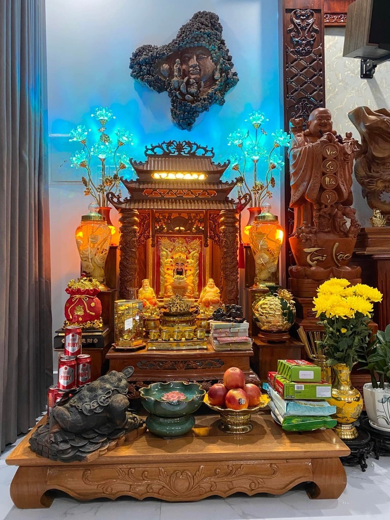 Trang tr&iacute; b&agrave;n thờ &Ocirc;ng Địa ng&agrave;y Tết sao cho đ&uacute;ng v&agrave; đẹp?