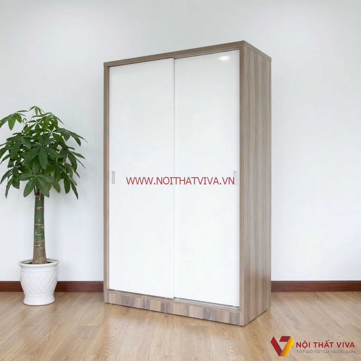 Tủ Gỗ MDF 2 Cánh Phủ Melamine Màu Nết Cánh Trắng Giá Rẻ Tủ Gỗ MDF 2 Cánh Phủ Melamine Màu Nết Cánh Trắng Giá Rẻ