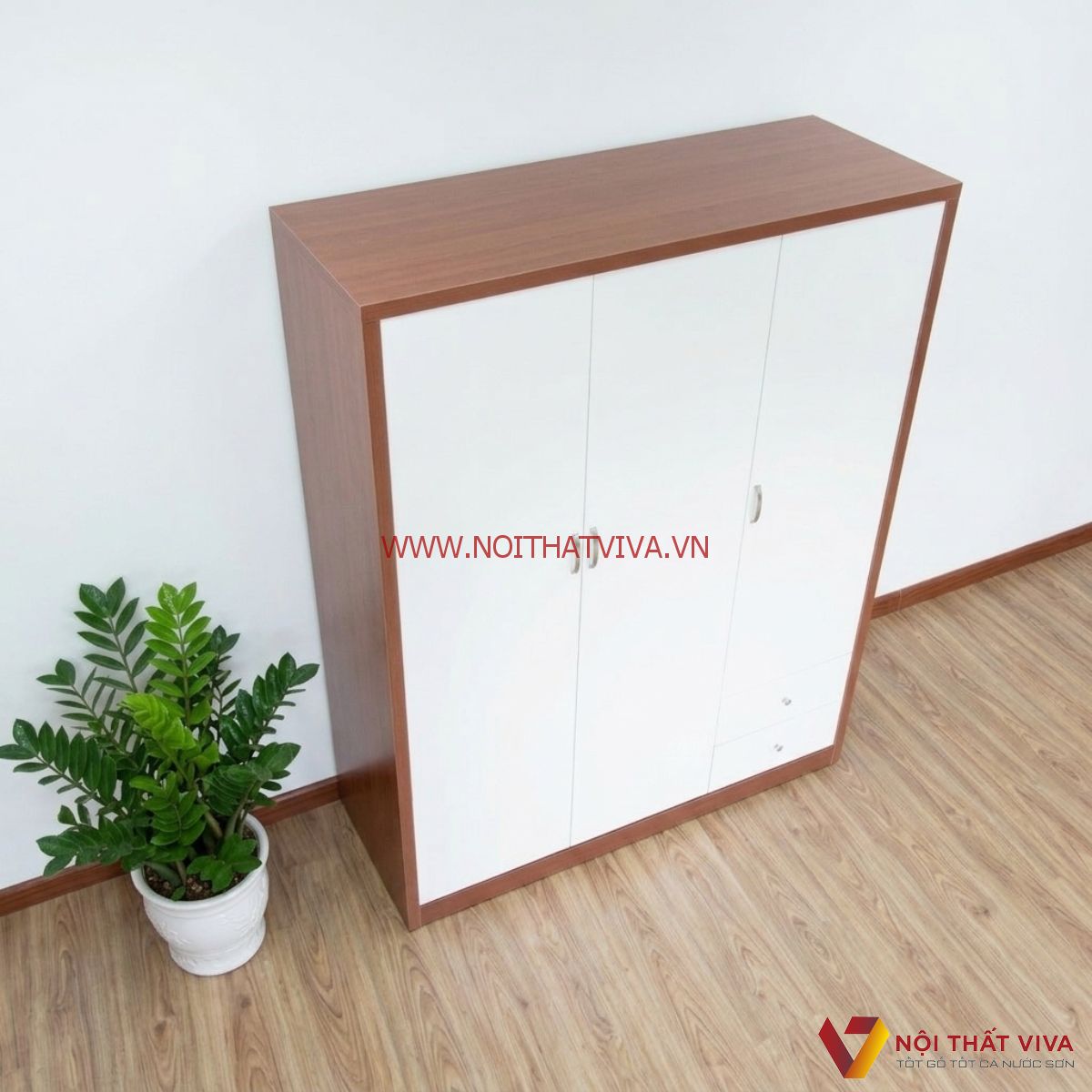 Tủ Quần Áo Cao Cấp Hiện Đại MDF Phủ Melamine Màu Xoan Đào Cánh Trắng Tủ Quần Áo Cao Cấp Hiện Đại MDF Phủ Melamine Màu Xoan Đào Cánh Trắng