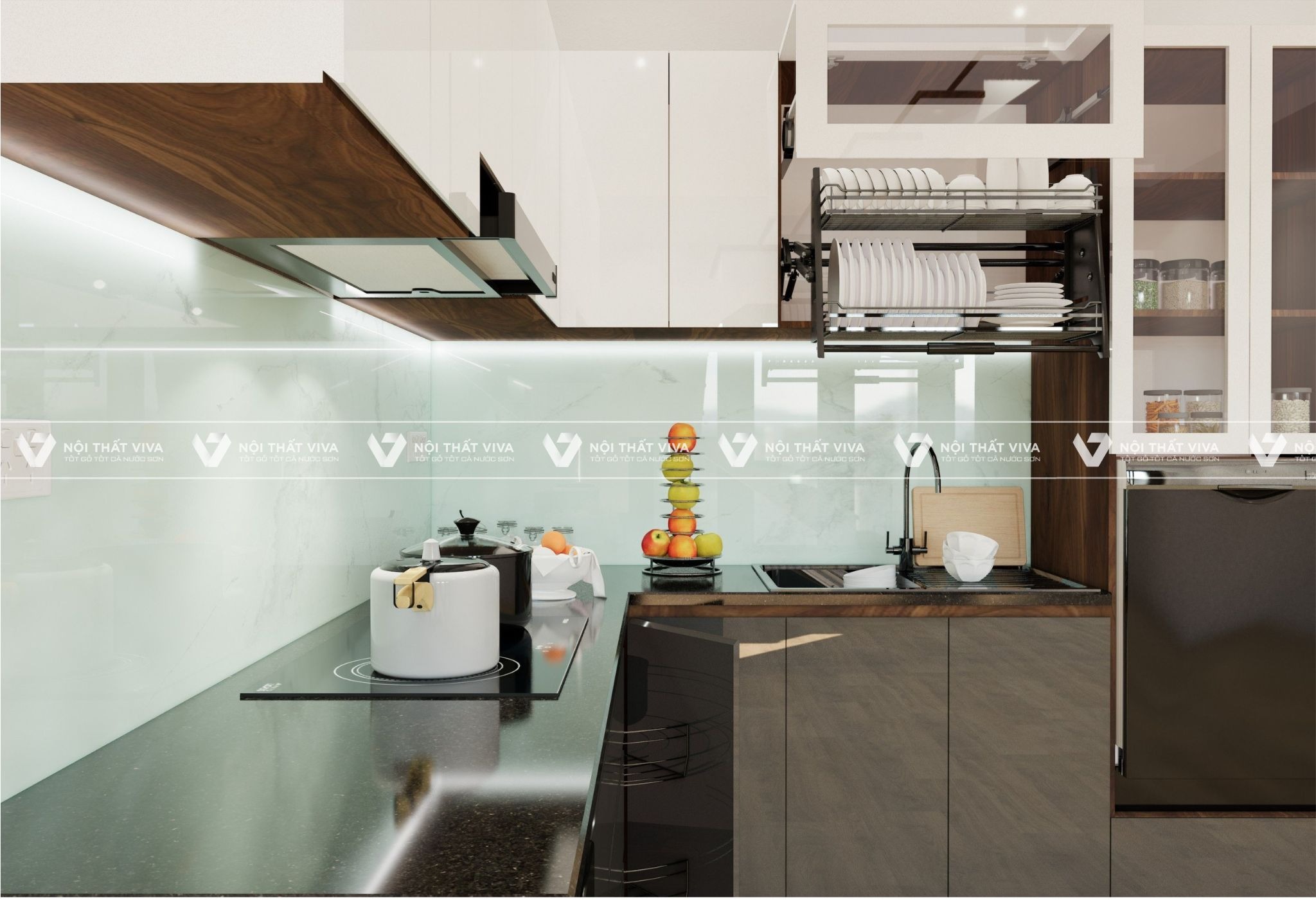 Tủ bếp cánh Acrylic có bền đẹp không? Nên mua ở đâu đảm bảo uy tín?