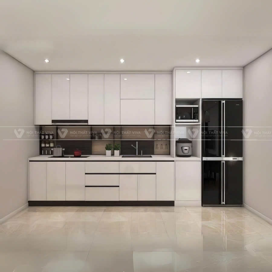 Tủ bếp cánh Acrylic có bền đẹp không? Nên mua ở đâu đảm bảo uy tín?
