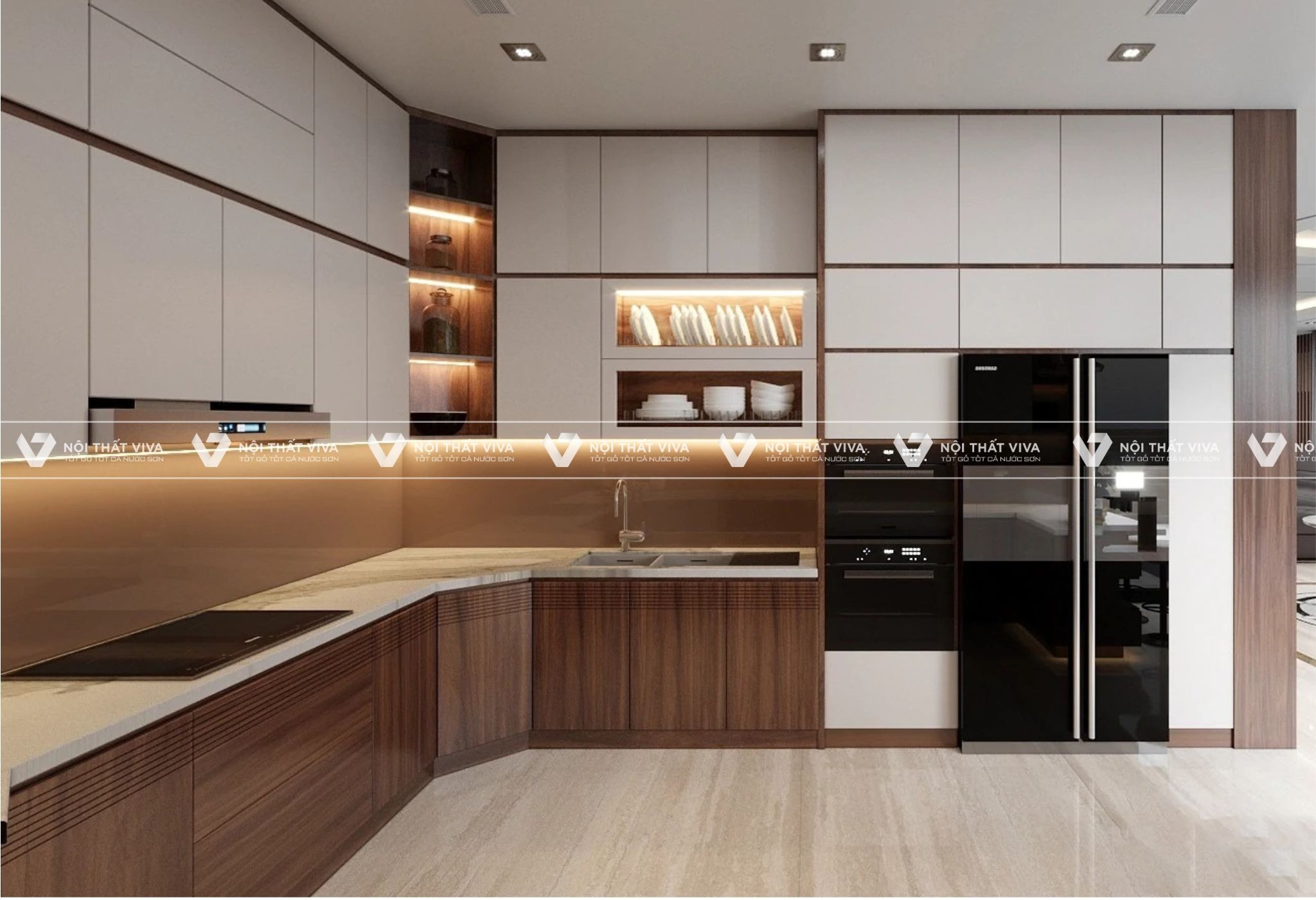 Tủ bếp gỗ công nghiệp MDF giá bao nhiêu? Báo giá chuẩn theo từng thương hiệu Tủ bếp gỗ công nghiệp MDF giá bao nhiêu? Báo giá chuẩn theo từng thương hiệu