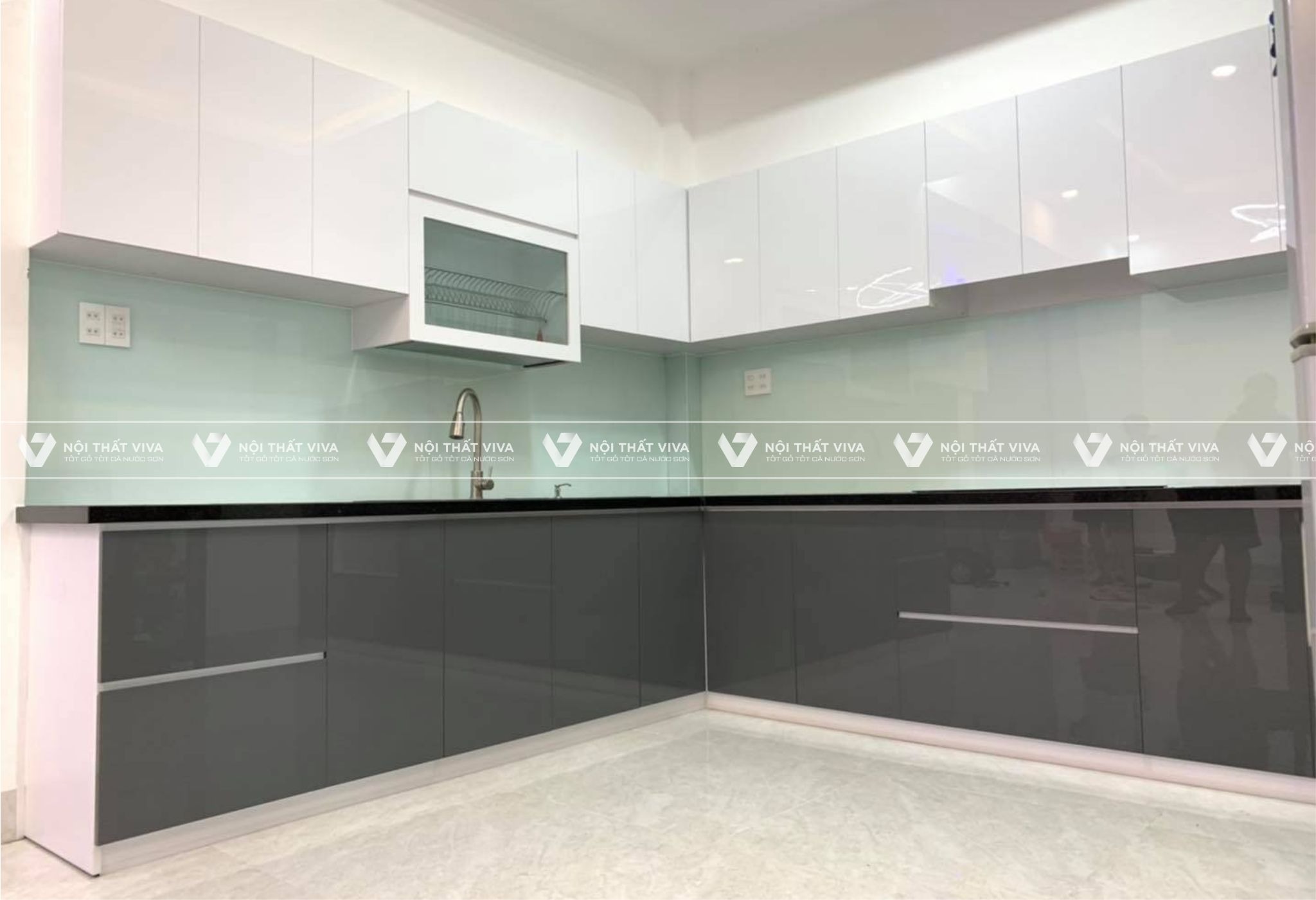 Tủ bếp gỗ công nghiệp Melamine là gì? Ưu điểm, cấu tạo và báo giá chi tiết Tủ bếp gỗ công nghiệp Melamine là gì? Ưu điểm, cấu tạo và báo giá chi tiết