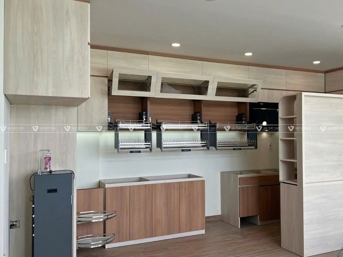 Tủ bếp nhôm vân gỗ đẹp, báo giá mới nhất, mẫu bền đẹp cho mọi không gian Tủ bếp nhôm vân gỗ đẹp, báo giá mới nhất, mẫu bền đẹp cho mọi không gian