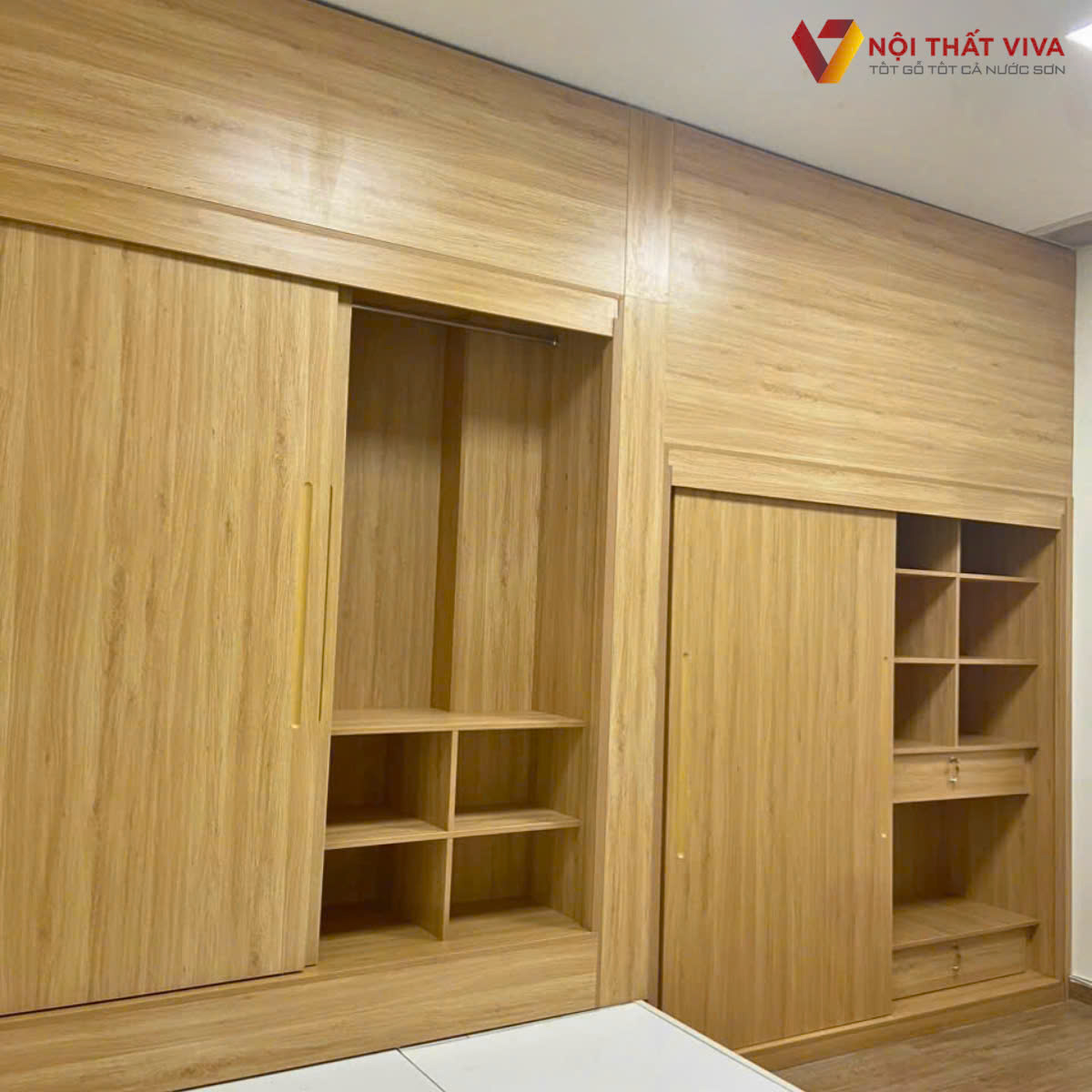 Tủ gỗ sồi 4 cánh: Đặc điểm nổi bật và lưu ý khi chọn mua tủ gỗ sồi 