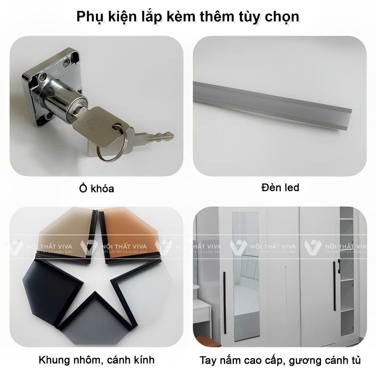 Tủ Đựng Túi Xách Và Giày Dép Gỗ Công Nghiệp Cánh Kính Cao Cấp 