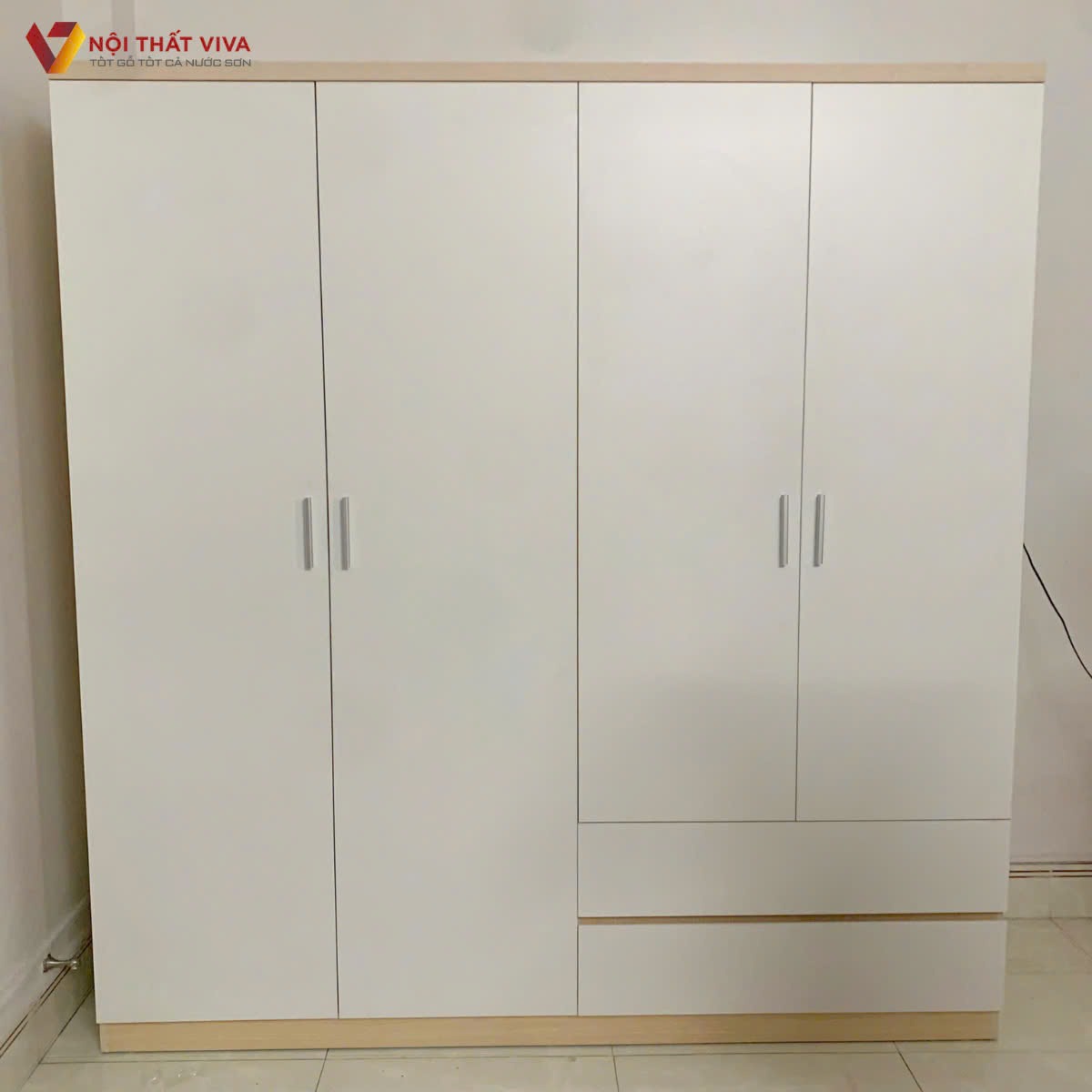Tủ quần áo gỗ MDF lõi xanh An Cường có mấy loại? Báo giá mới nhất 2025