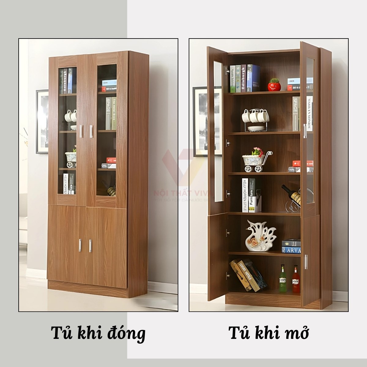 Tủ Tài Liệu Văn Phòng Gỗ MDF Thiết Kế Chất Lượng Hiện Đại Giá Tốt