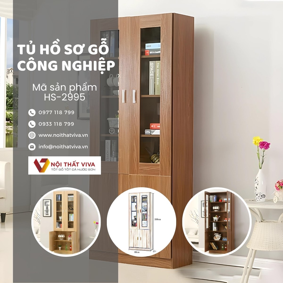 Tủ Tài Liệu Văn Phòng Gỗ MDF Thiết Kế Chất Lượng Hiện Đại Giá Tốt