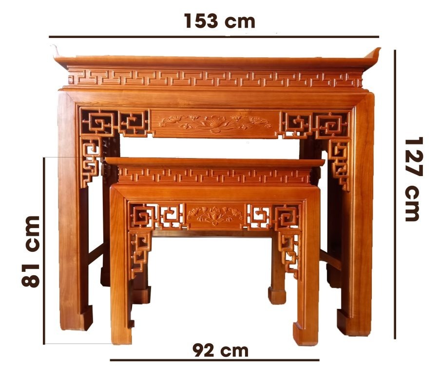 [Tư vấn phong thủy] Lựa chọn kích thước án gian thờ đúng chuẩn để gia đạo bình an