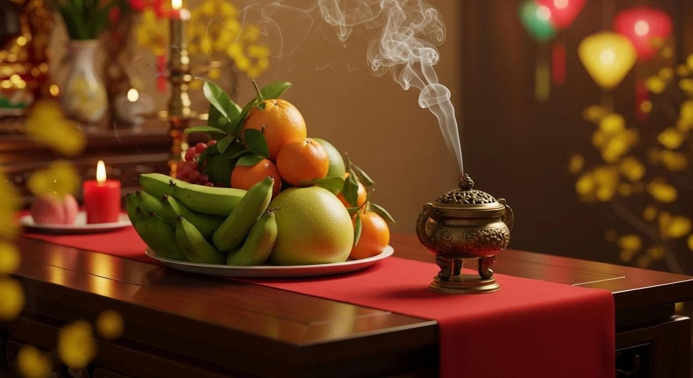 Văn khấn M&ugrave;ng 1 h&agrave;ng th&aacute;ng đầy đủ v&agrave; chi tiết, chuẩn nghi lễ gia ti&ecirc;n