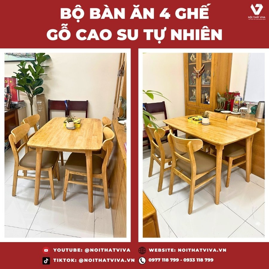 Tư vấn chọn mua bàn ăn gia đình đẹp, hiện đại, chuẩn nhất 2025