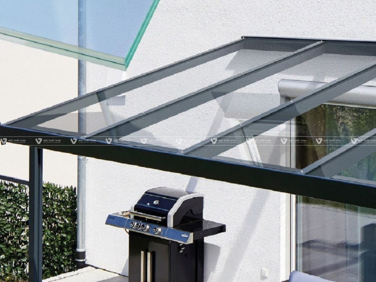 Xu hướng nhà mái kính thiết kế hiện đại cho không gian sống thông thoáng