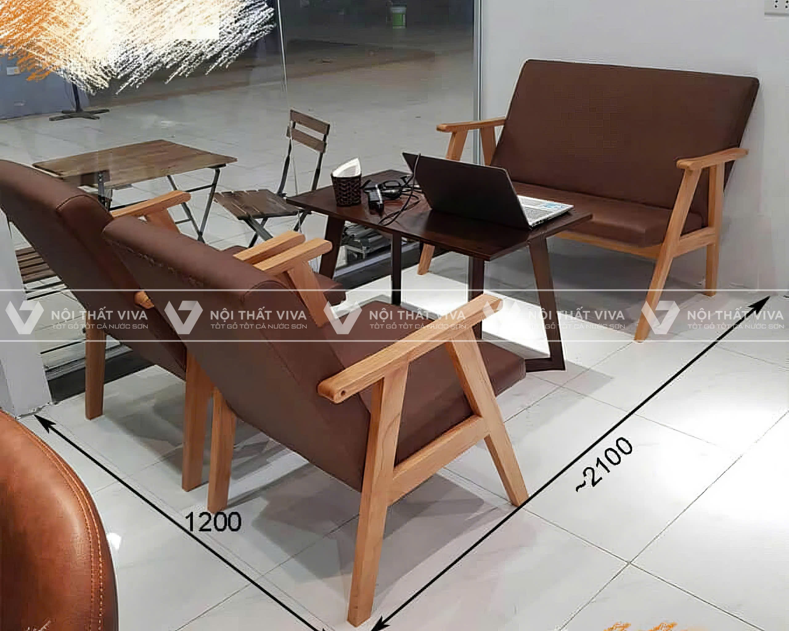 Bảng giá ghế sofa cafe kích thước chuẩn, cập nhật các mẫu mới nhất 