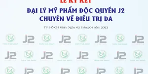 Lễ Ký Kết - Đại Lý Mỹ Phẩm Độc Quyền J2 Chuyên Về Điều Trị Da Liễu 