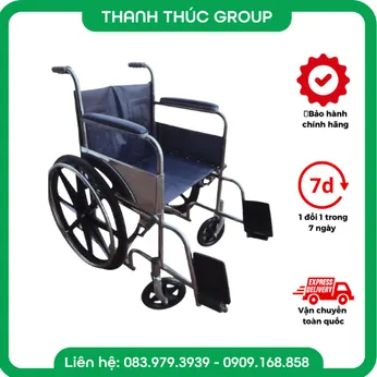 XE LĂN INOX BÁNH ĐẶC DCX03