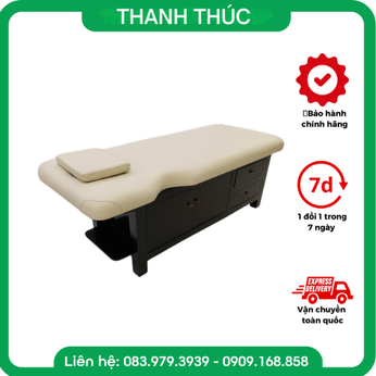 Giường Thiết Kế Đa Năng Cao Cấp – Sang Trọng, Tiện Lợi Cho Spa & Massage