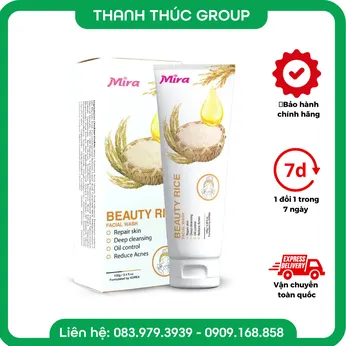 Sữa Rửa Mặt Chiết Xuất Từ Gạo Mira 100g