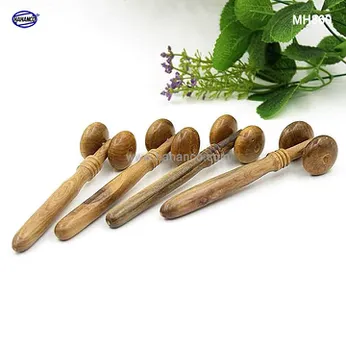 Cây Lăn Mát xa Mặt Mũi Bằng Gỗ thơm - kích thích các huyệt đạo Để Phòng & Trị Bệnh (MH860) HAHANCO