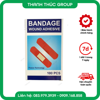 Băng Keo Cá Nhân Vải Y Tế Bandage Loại 100 miếng/hộp