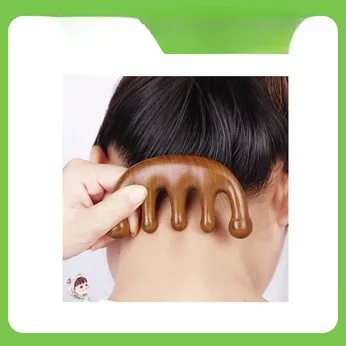 Lược Gỗ Mát Xa Da Đầu Chải Tóc Đả Thông Kinh Lạc Hỗ Trợ Mọc Tóc Spa Dưỡng Sinh