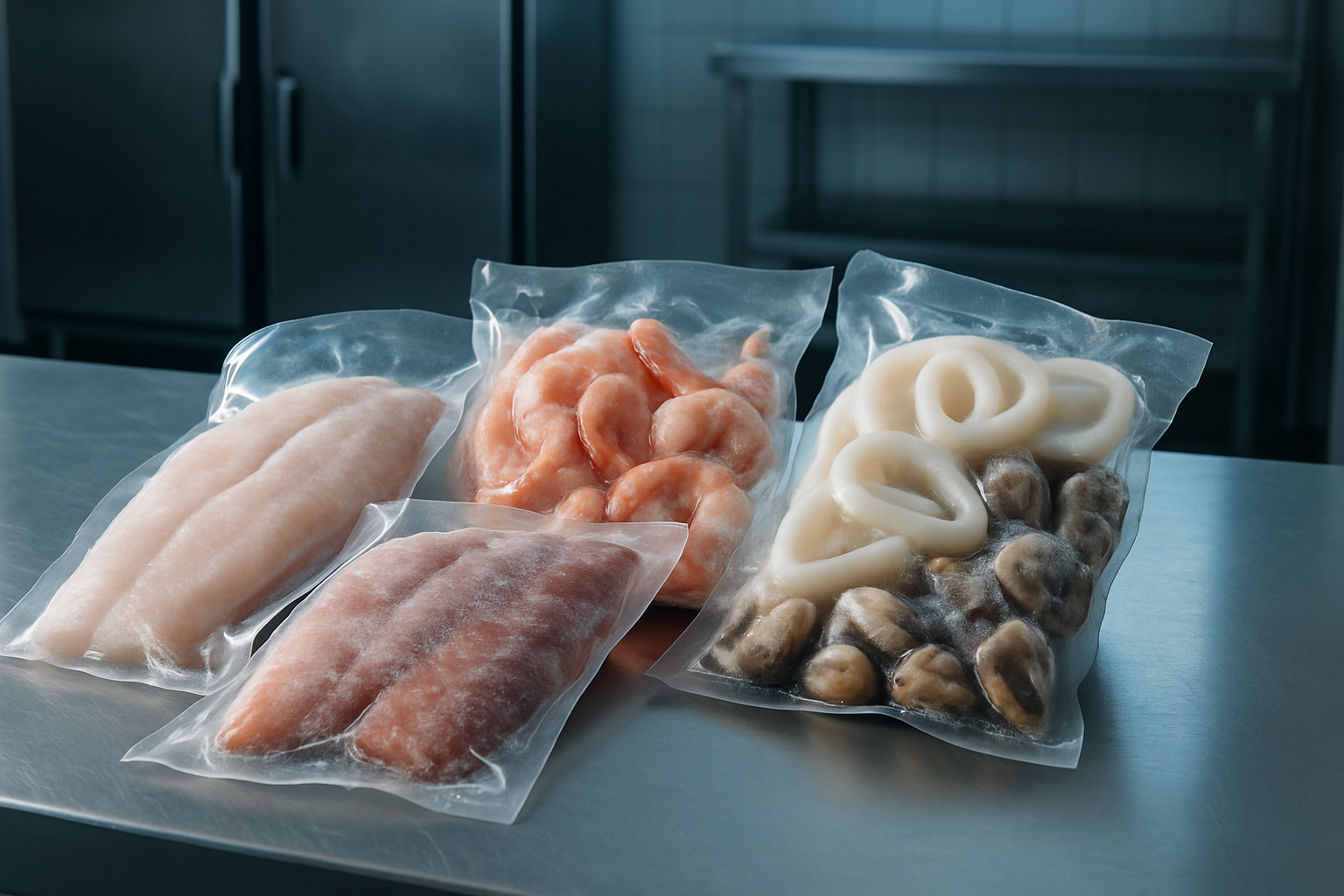 Các loại hải sản đông lạnh phù hợp cho bếp ăn giàn khoan