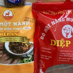 Bò Một Nắng Muối Kiến Vàng Phú Yên 500gr