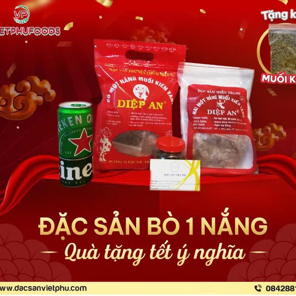 Đặc Sản Bò Một Nắng Muối Kiến 