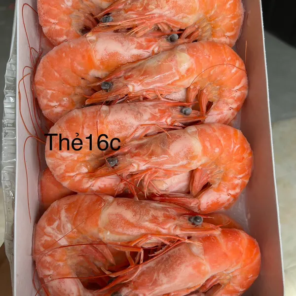 Tôm Sú Hấp Nguyên Con ngọt tự nhiên, sớ thịt dai chắc